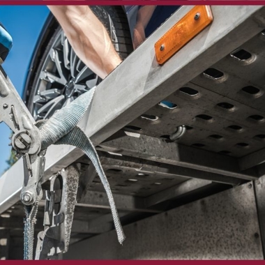 A man working outside