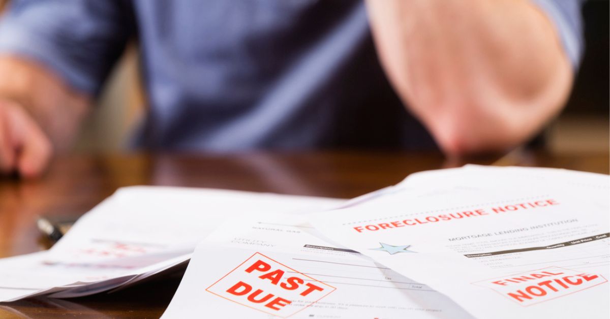 Man dealing with foreclosure and other debts